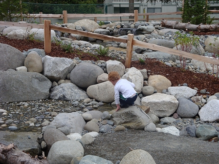 Children's Nature Exploration Area at Snake Lake Park