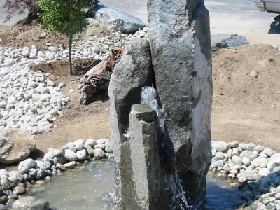 Ponds with Column Rock